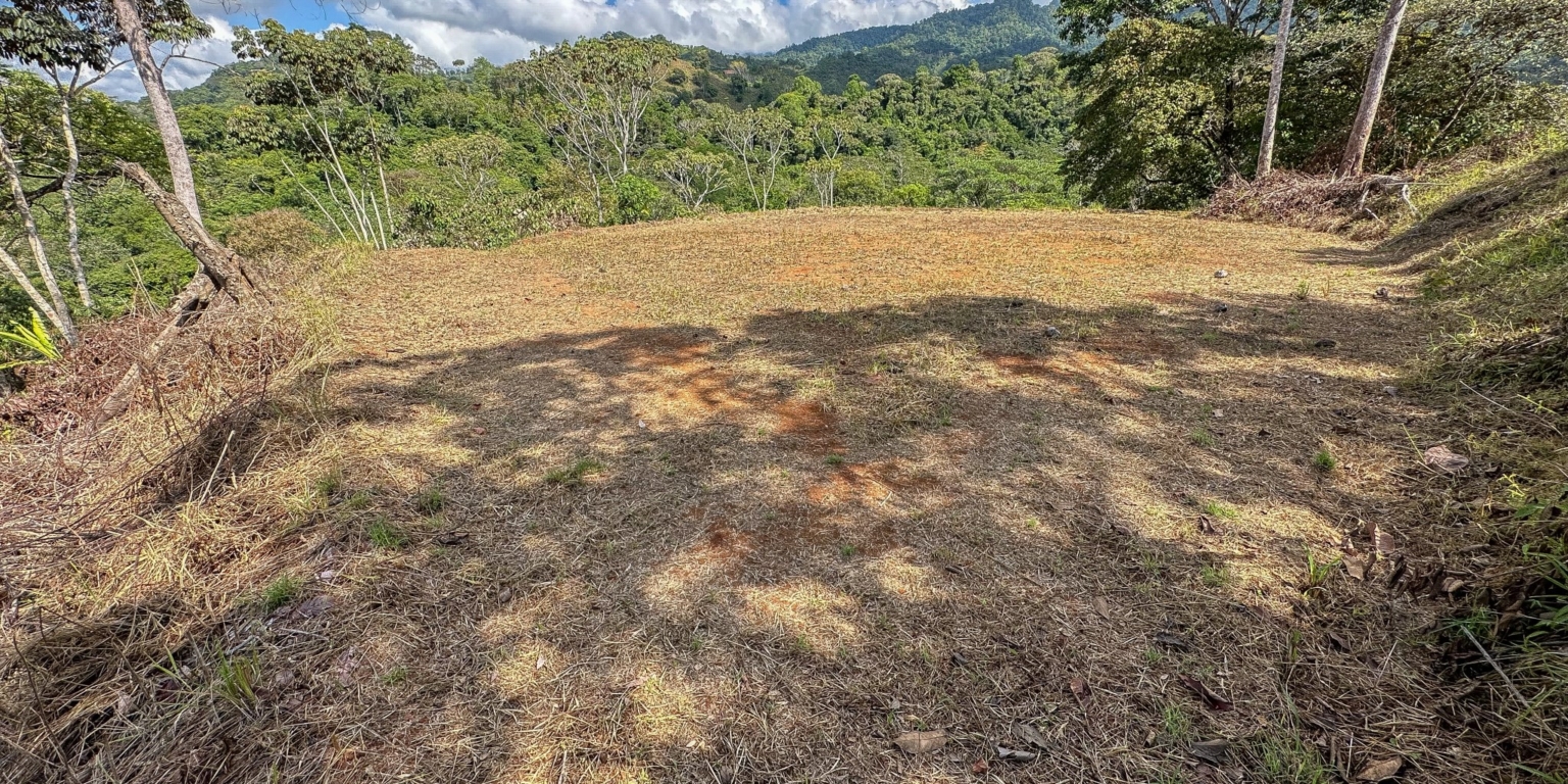Elevated 1.2 Acre Lot with Two Building Ties with Panoramic Mountain & Jungle Views, Paved-Road Access & Year-Round Mountain River in Tres Rios near Ojochal Costa Rica Elevated 1.2 Acre Lot with Two Building Ties with Panoramic Mountain & Jungle Views, Paved-Road Access & Year-Round Mountain River in Tres Rios near Ojochal Costa Rica