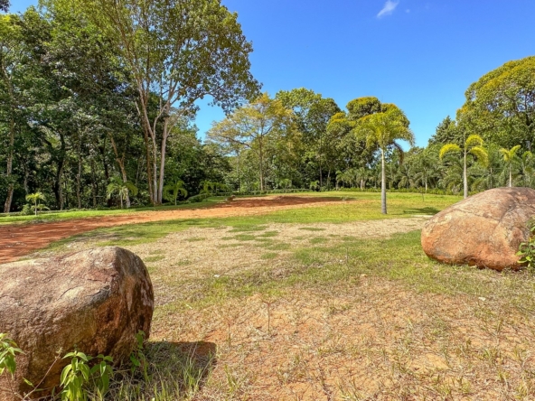 Elevated 2.2 Acres Jungle & Creek-Fronting Mountain View Lot in Ojochal Costa Rica