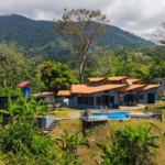 Expansive Sunset Ocean View with Privacy on 2.5 Acres with Guest House in Tres Rios Costa Rica