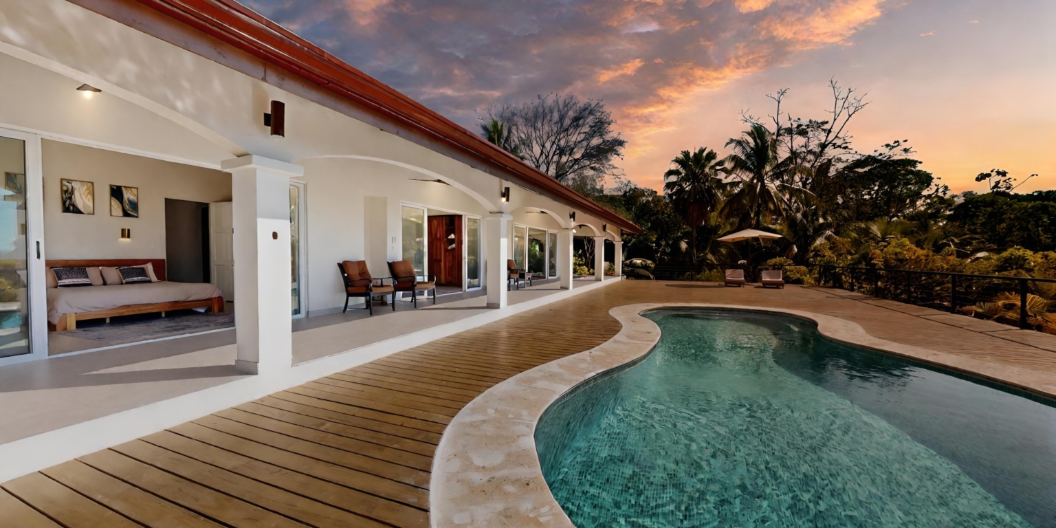 An Ideal Income Property: Breathtaking 4-Bedroom Ocean View Home with Casita in Uvita Costa Rica