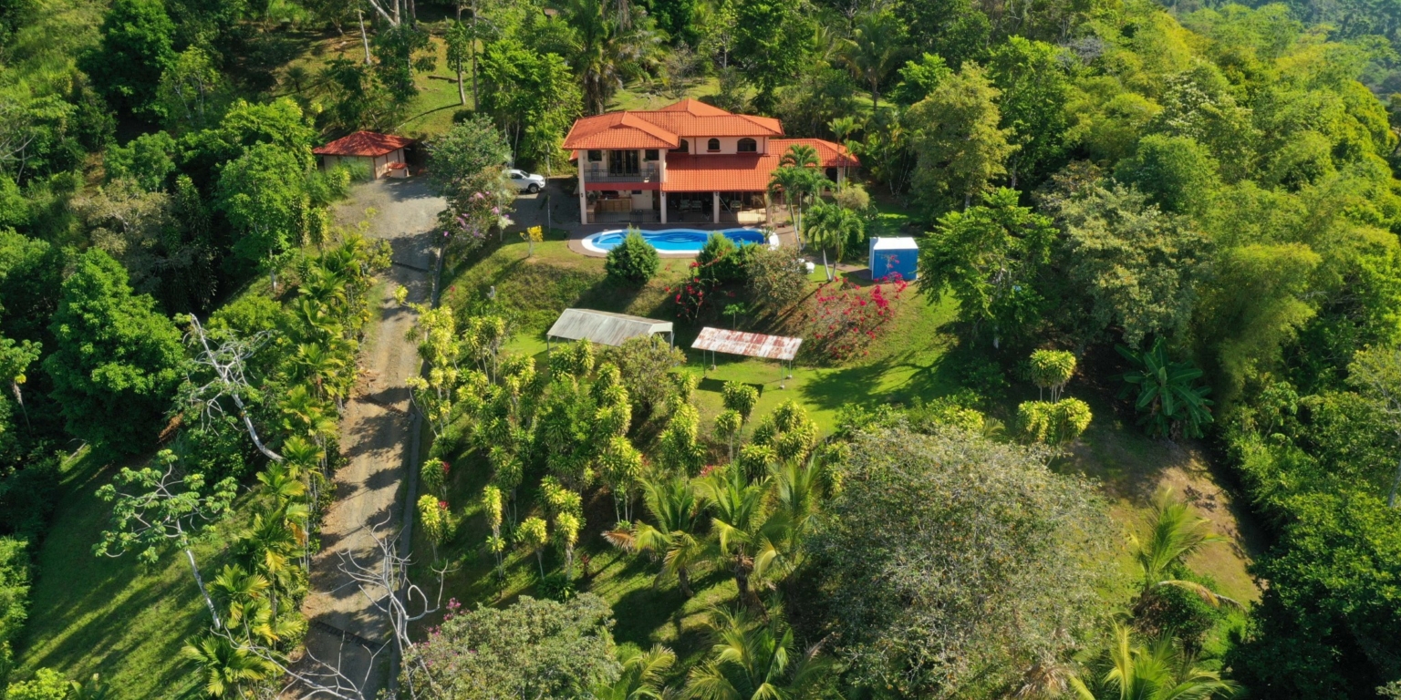 Majestic Mountain & Ocean Views with 4-Bedroom Home on 5 Acres in Platanillo above Dominical Costa Rica Majestic Mountain & Ocean Views with 4-Bedroom Home on 5 Acres in Platanillo above Dominical Costa Rica
