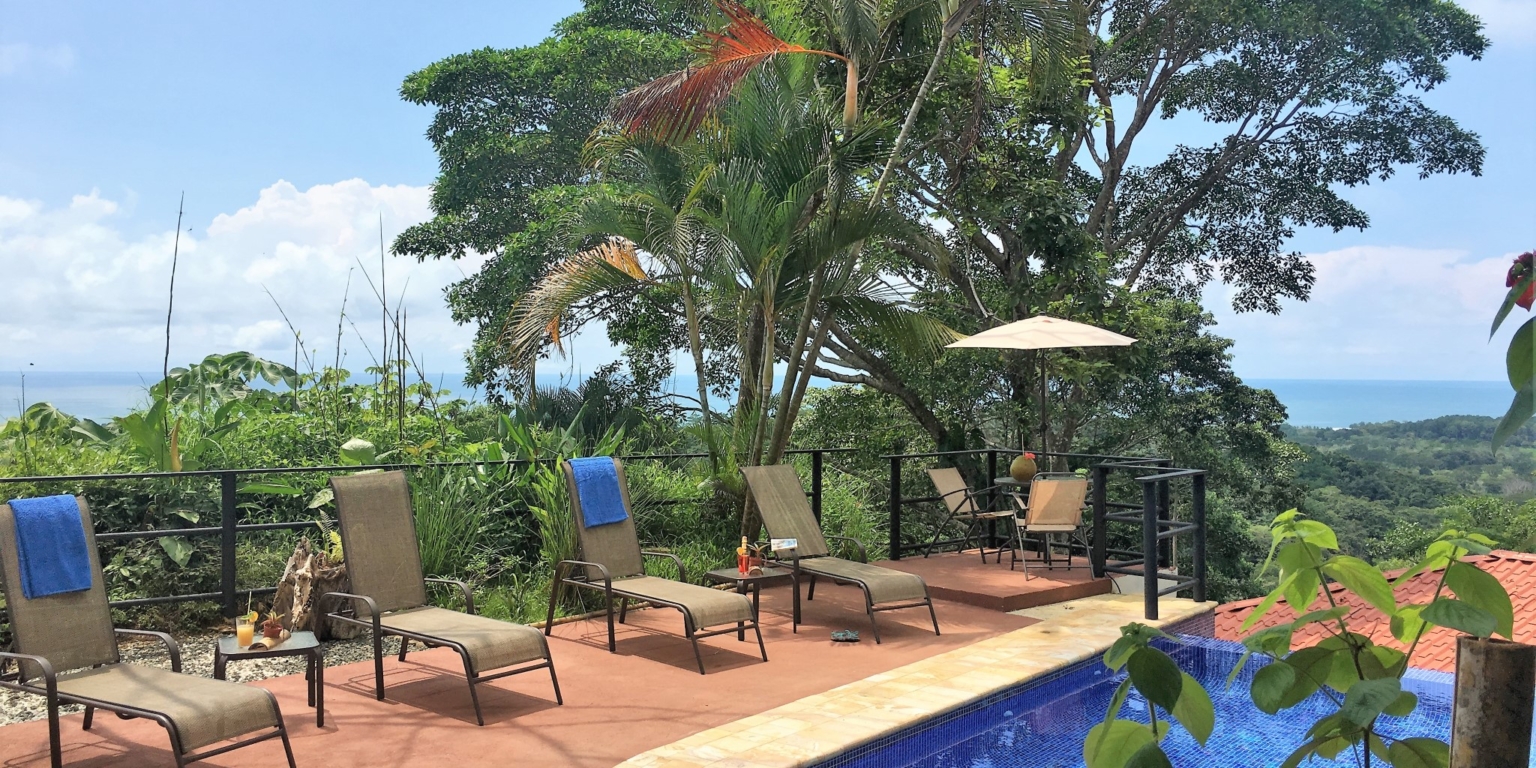 Boutique Hotel with 5 Rental Units Plus 2-Bedroom Owner Apartment, Restaurant, Pool with Amazing Ocean Views & Room to Build more in Hatillo near Dominical Costa Rica Boutique Hotel with 5 Rental Units Plus 2-Bedroom Owner Apartment, Restaurant, Pool with Amazing Ocean Views & Room to Build more in Hatillo near Dominical Costa Rica