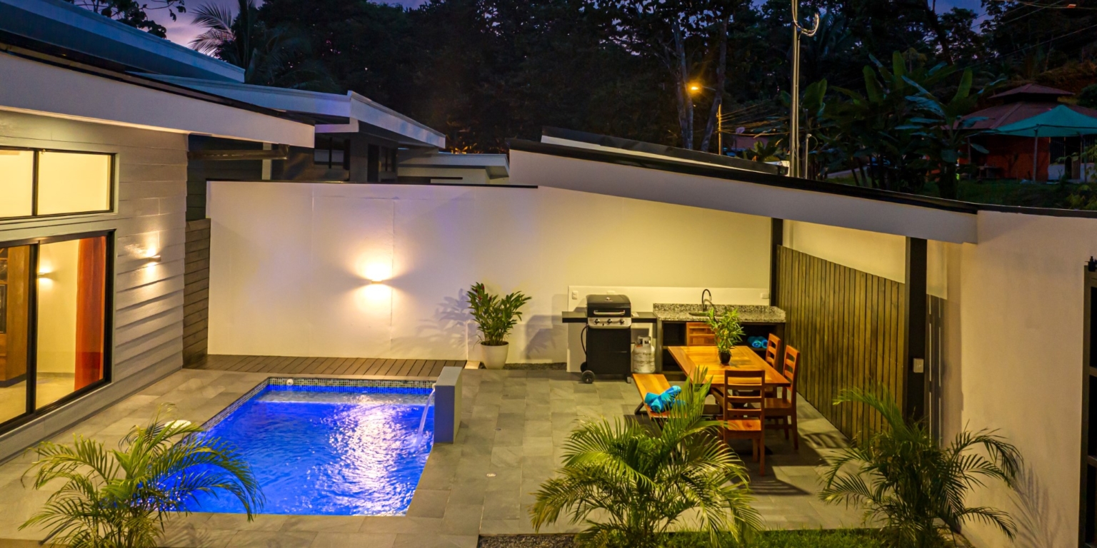 Centally-Located Newer 3-Bedroom home with Pool in Uvita Costa Rica