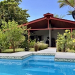 Two Neat Apartments on a Full Acre of Land with Mountain Views & Sparkling Pool in Ojochal Costa Rica