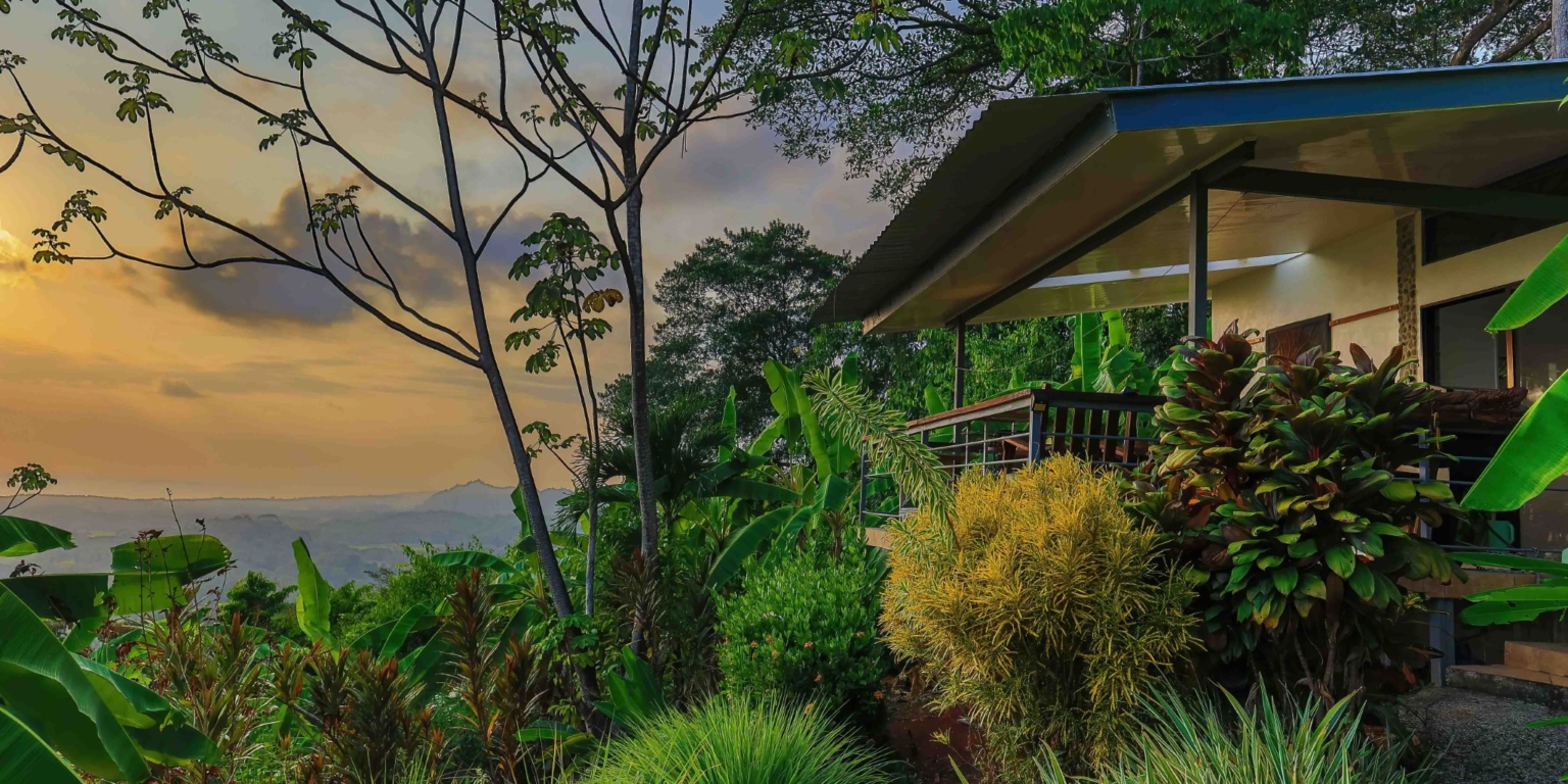 Ocean & Sunset View Home with Pool & Guest House on 6 Acres near Dominical Costa Rica