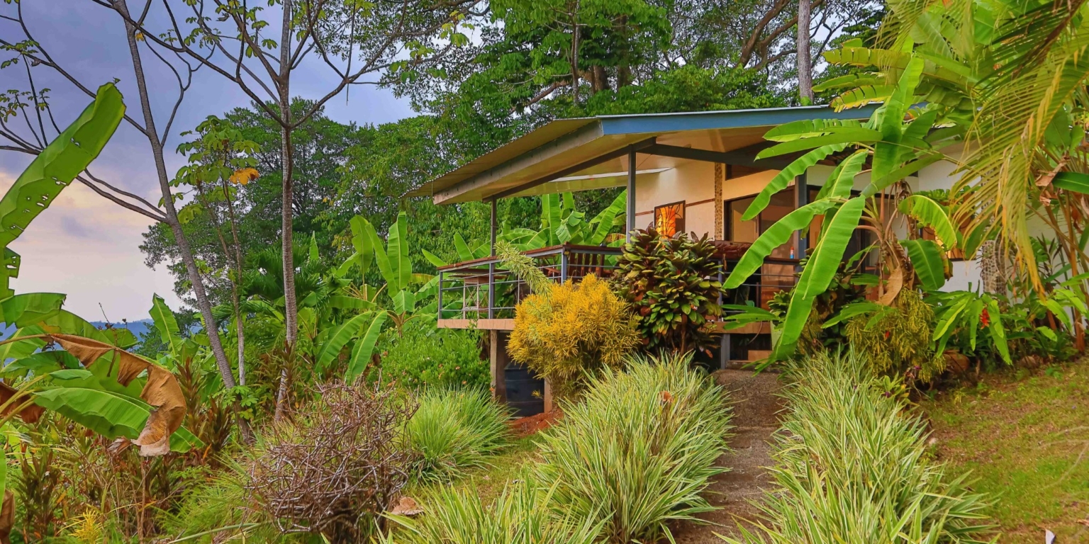 Ocean & Sunset View Home with Pool & Guest House on 6 Acres near Dominical Costa Rica