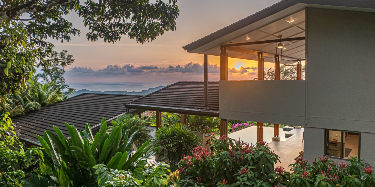 Jaw-Dropping Sunset Ocean View 2-Bedroom Home with Easy Access in Ojochal Costa Rica Jaw-Dropping Sunset Ocean View 2-Bedroom Home with Easy Access in Ojochal Costa Rica