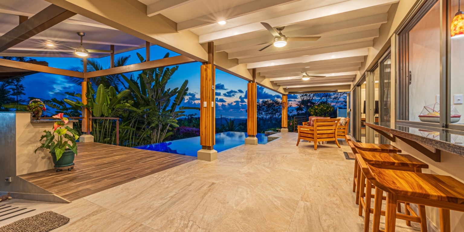 Jaw-Dropping Sunset Ocean View 2-Bedroom Home with Easy Access in Ojochal Costa Rica Jaw-Dropping Sunset Ocean View 2-Bedroom Home with Easy Access in Ojochal Costa Rica
