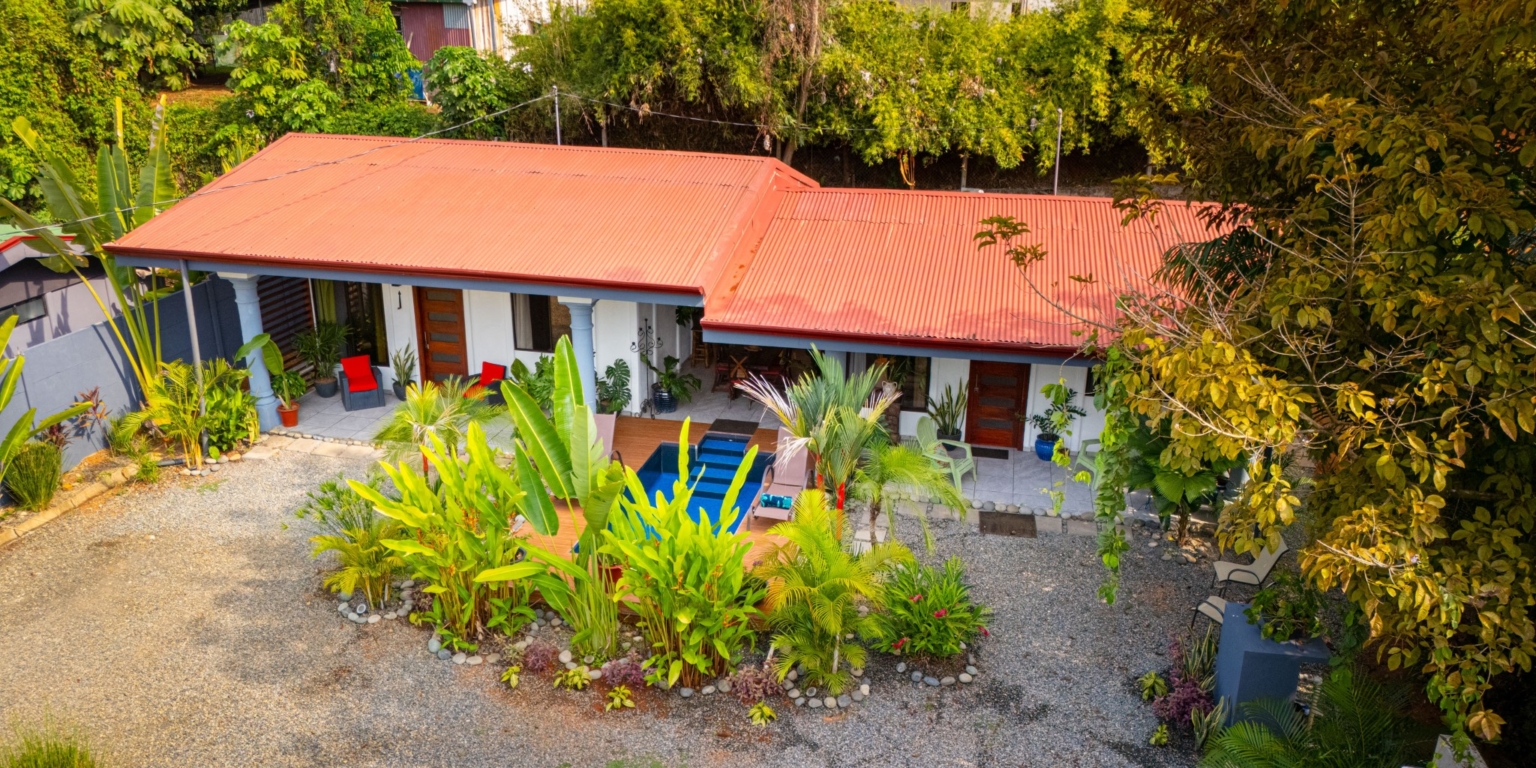 DJI_20240405081557_0052_D Two Furnished Rental Units with Pool in Great Central Location in Uvita Cost Rica