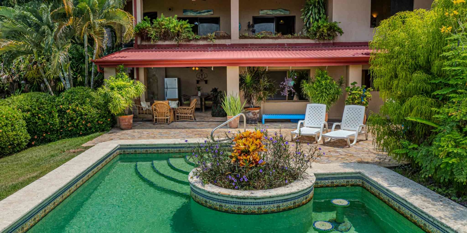 Private Family Estate with Stunning Pacific Sunset Ocean Views & 4-Bedrooms plus Cabin in Hatillo near Dominical Costa Rica