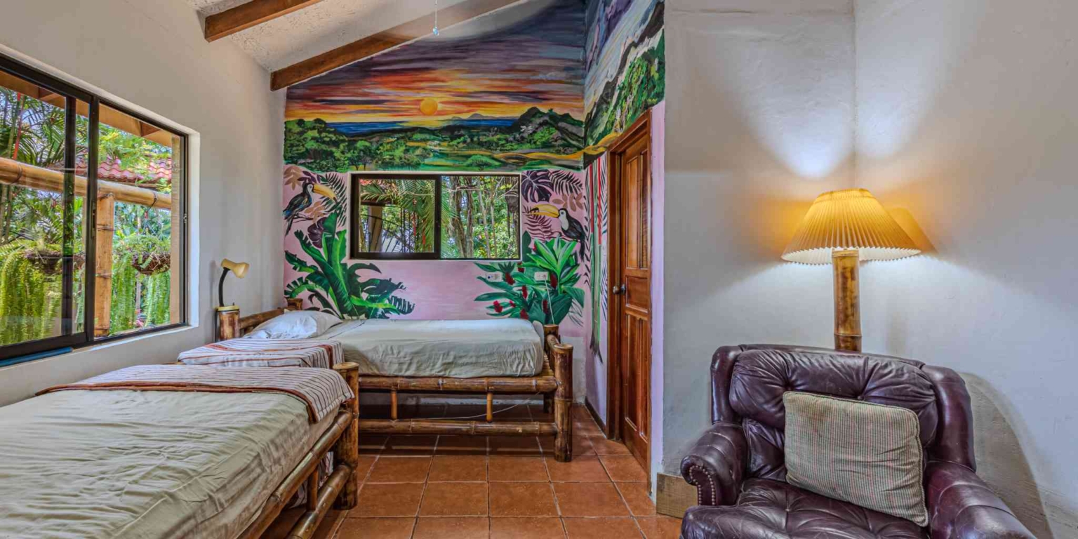 Private Family Estate with Stunning Pacific Sunset Ocean Views & 4-Bedrooms plus Cabin in Hatillo near Dominical Costa Rica
