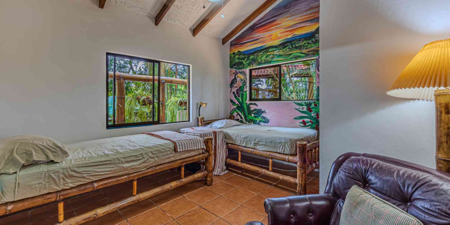 Private Family Estate with Stunning Pacific Sunset Ocean Views & 4-Bedrooms plus Cabin in Hatillo near Dominical Costa Rica