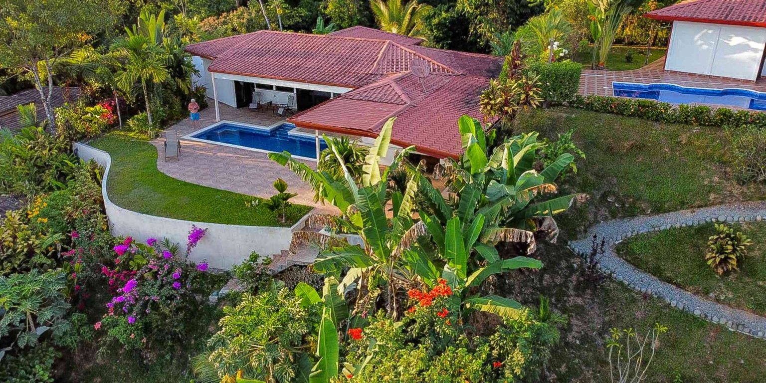 37 (6) Ocean View 3-Bedroom Home with Easy Access and Sparkling Pool in Ojochal Costa Rica