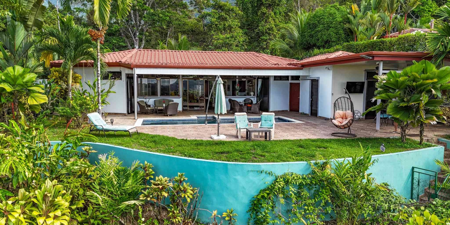 11 (3) Ocean View 3-Bedroom Home with Easy Access and Sparkling Pool in Ojochal Costa Rica
