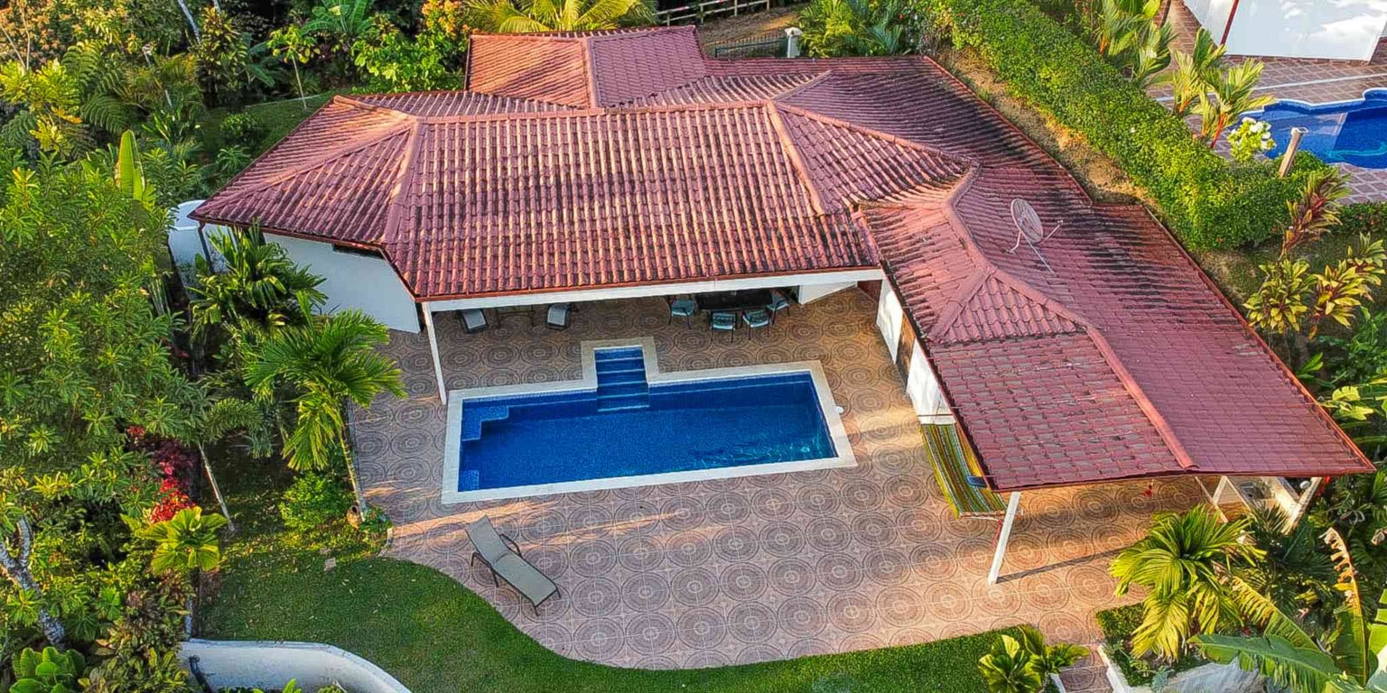 37 (5) Ocean View 3-Bedroom Home with Easy Access and Sparkling Pool in Ojochal Costa Rica