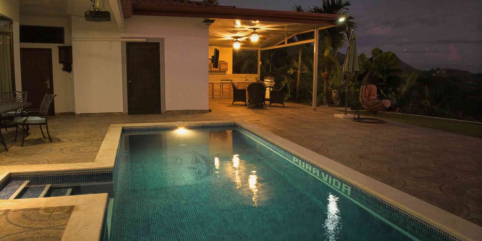 23 (2) Ocean View 3-Bedroom Home with Easy Access and Sparkling Pool in Ojochal Costa Rica