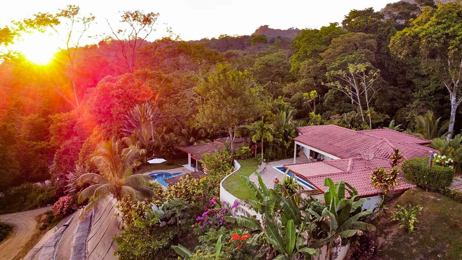 37 (2) Ocean View 3-Bedroom Home with Easy Access and Sparkling Pool in Ojochal Costa Rica