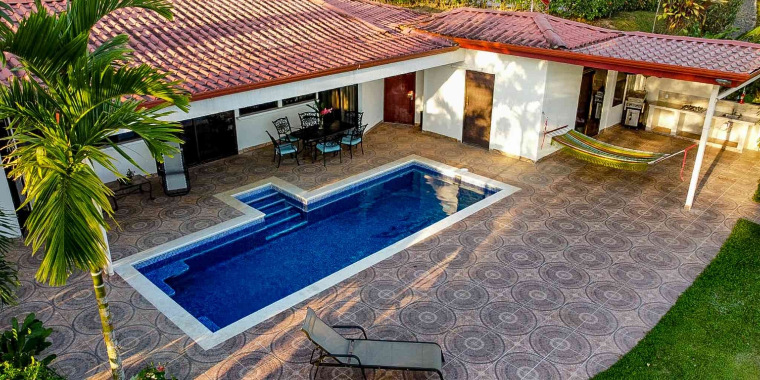 37 (3) Ocean View 3-Bedroom Home with Easy Access and Sparkling Pool in Ojochal Costa Rica