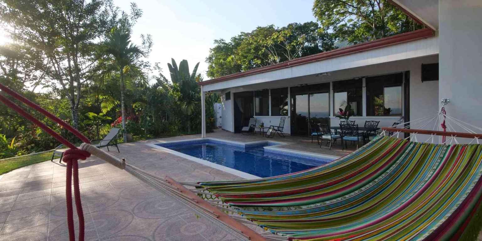 40 (3) Ocean View 3-Bedroom Home with Easy Access and Sparkling Pool in Ojochal Costa Rica