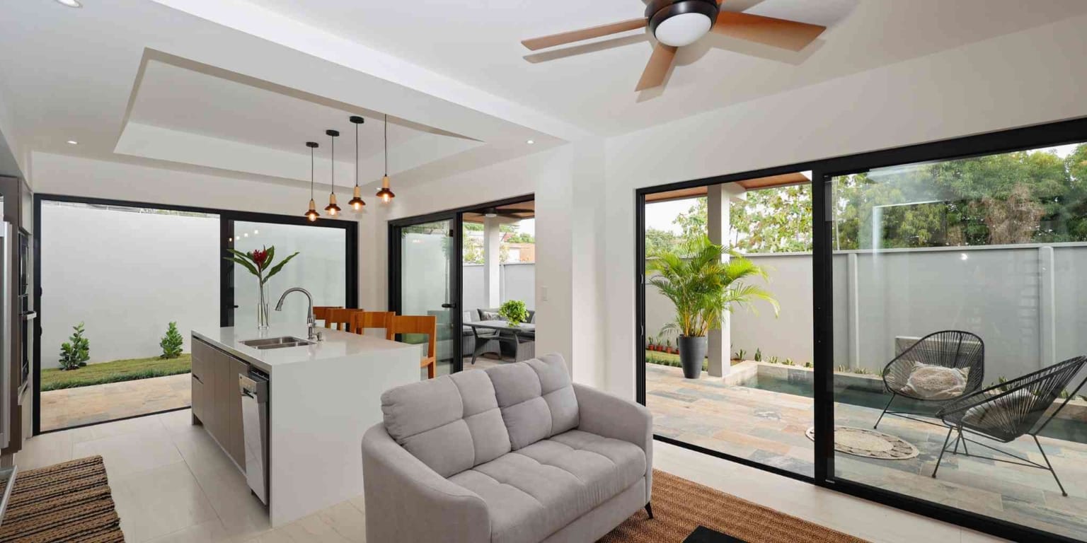 Brand New 4-Bedroom Luxury Home 300 Meter Walk-to-Beach Location 300 Meters from Whale’s Tail Beach in Bahia near Uvita Costa Rica