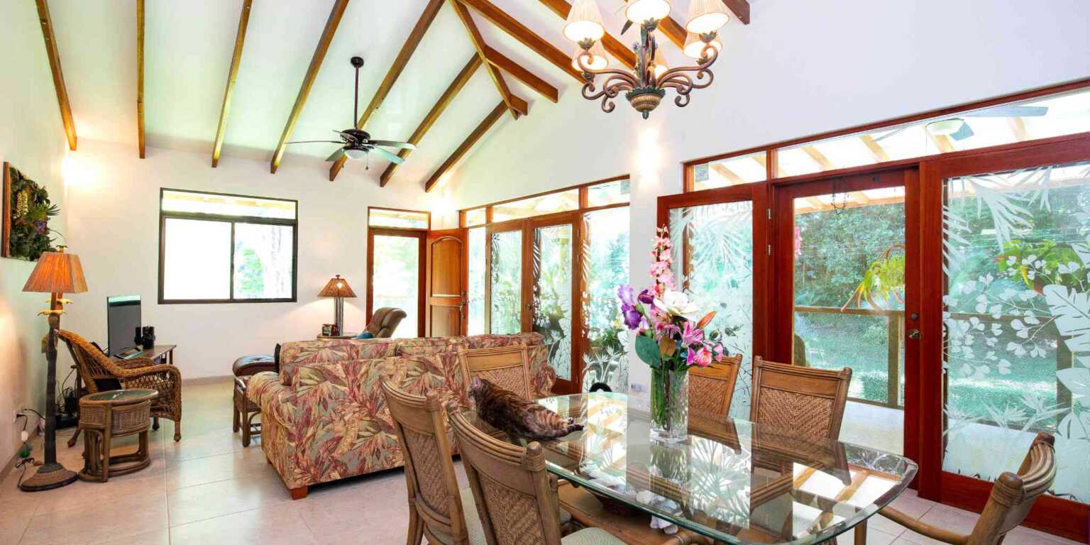 Comfortable 2-Bedroom Home in Riverside Community with Community Pool & Waterfall in Tres Rios Costa Rica