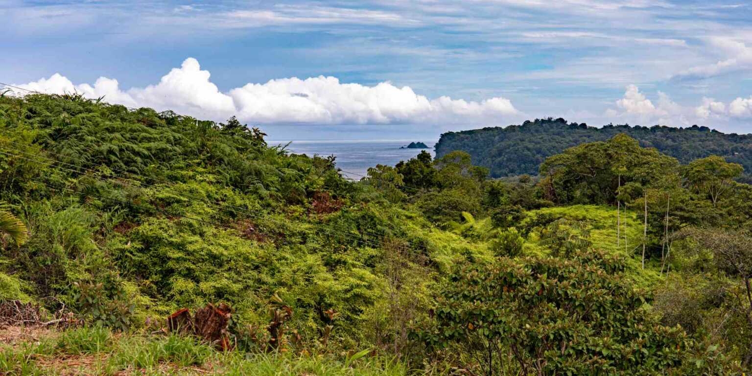 Amazing Ocean & Mountain Views on Calle Perezoso with Building Plans Ready to Build in Ojochal Costa Rica