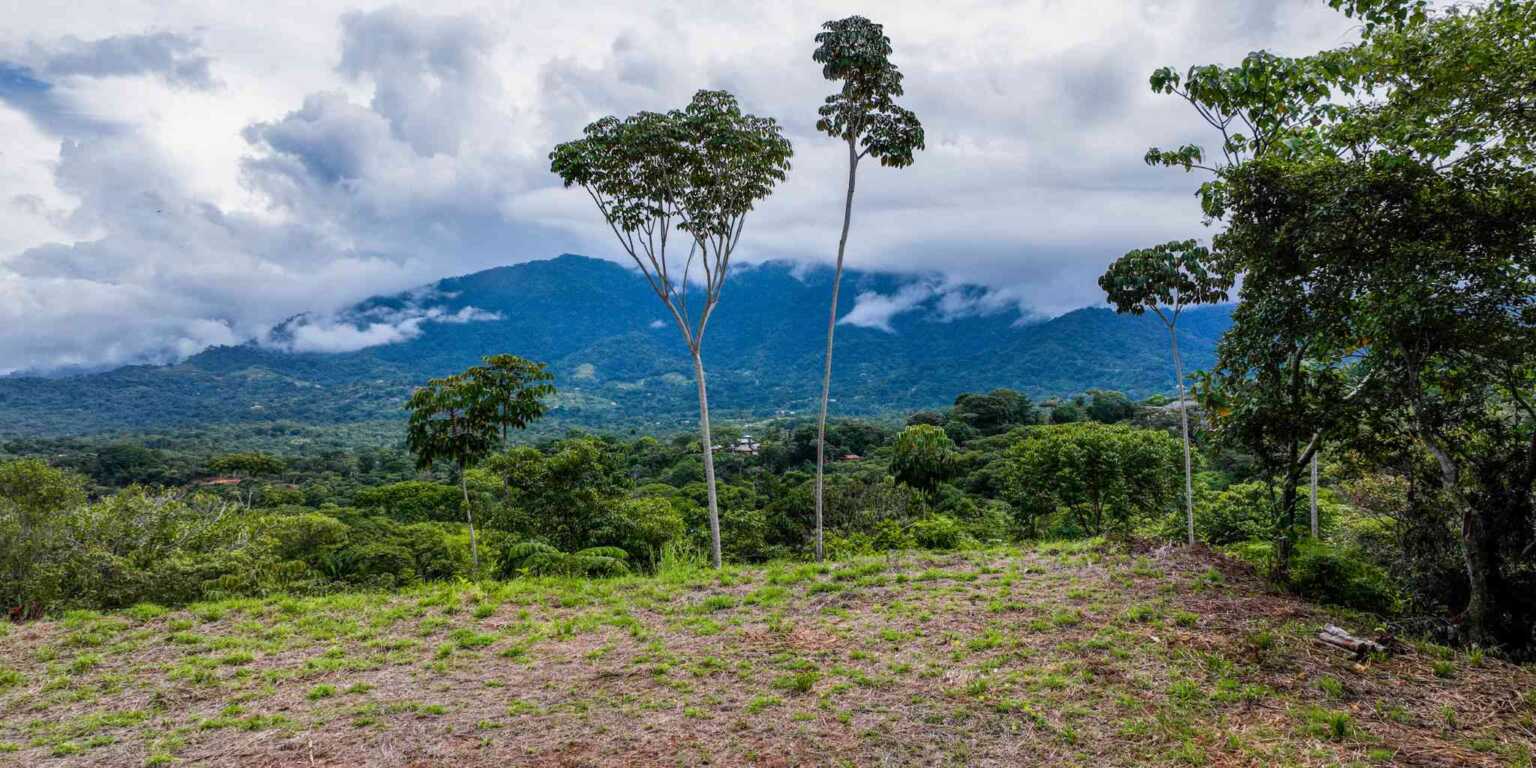 Amazing Ocean & Mountain Views on Calle Perezoso with Building Plans Ready to Build in Ojochal Costa Rica