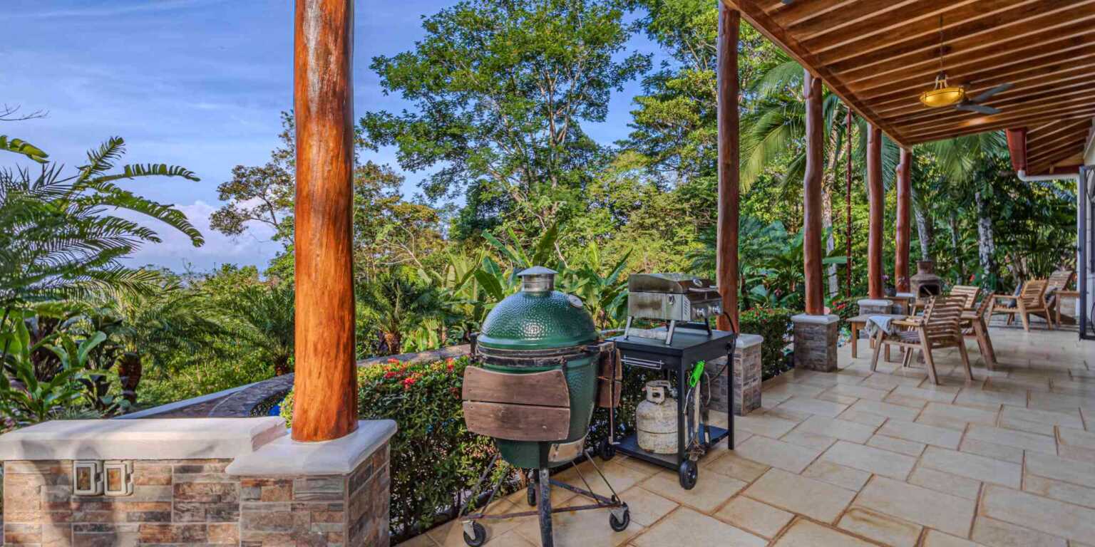 Mediterranean-Style 3-Bedroom Home with Pool & 2+ Acres of Land in Uvita Costa Rica