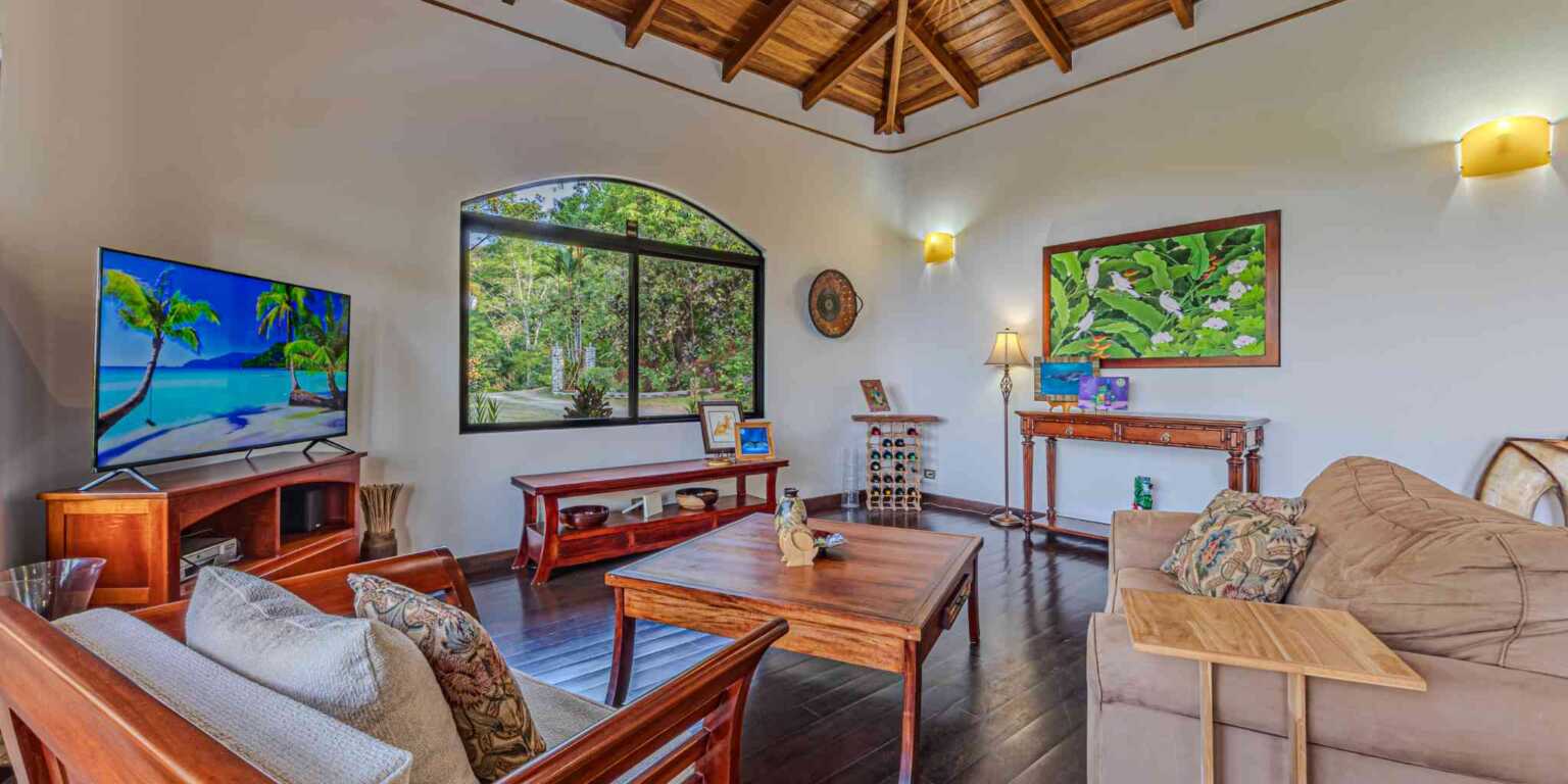 Mediterranean-Style 3-Bedroom Home with Pool & 2+ Acres of Land in Uvita Costa Rica