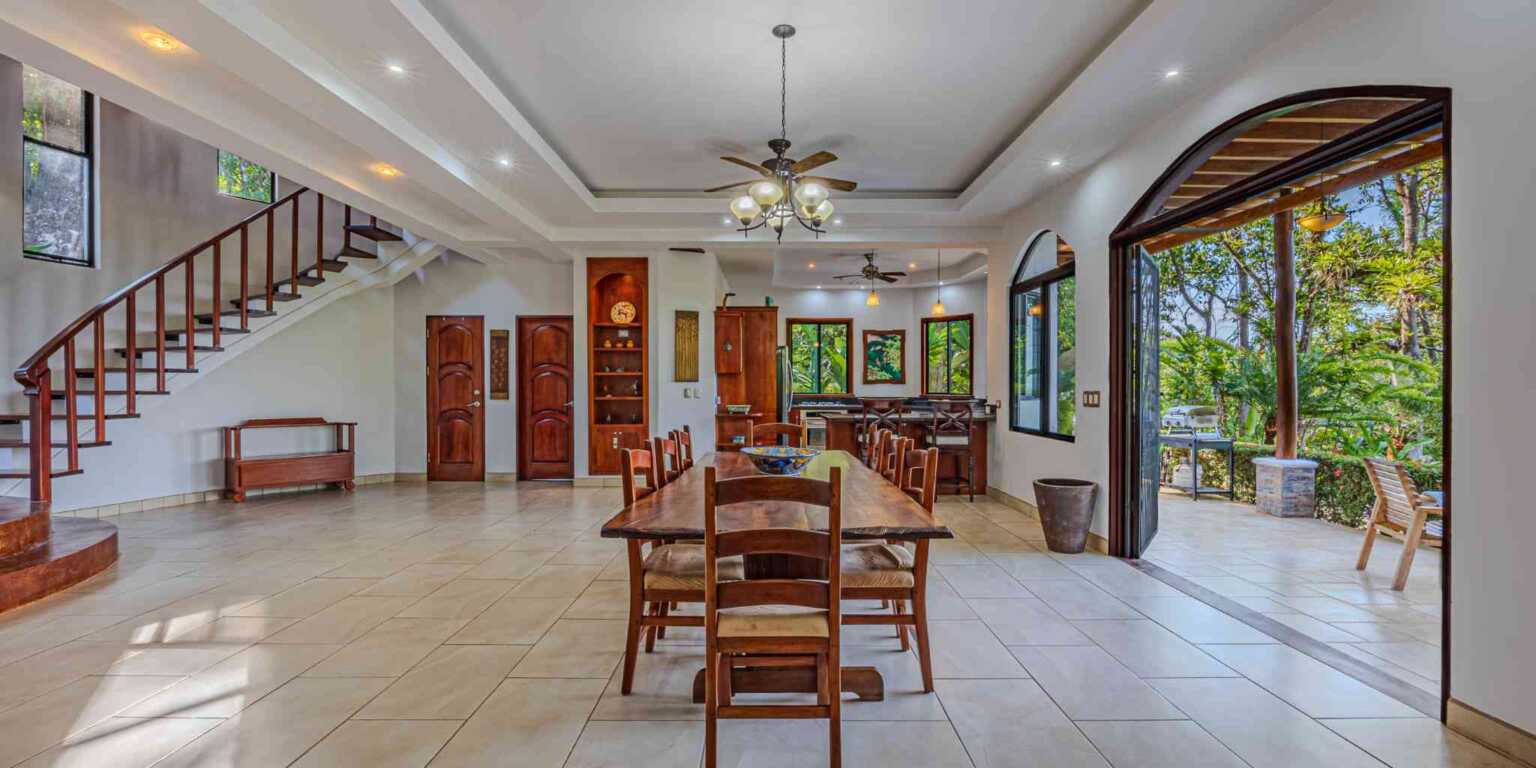 Mediterranean-Style 3-Bedroom Home with Pool & 2+ Acres of Land in Uvita Costa Rica
