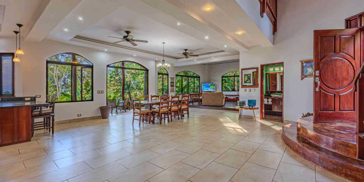 Mediterranean-Style 3-Bedroom Home with Pool & 2+ Acres of Land in Uvita Costa Rica
