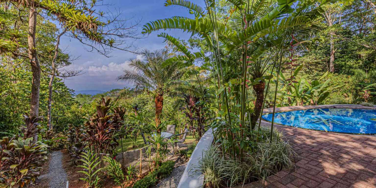 Mediterranean-Style 3-Bedroom Home with Pool & 2+ Acres of Land in Uvita Costa Rica