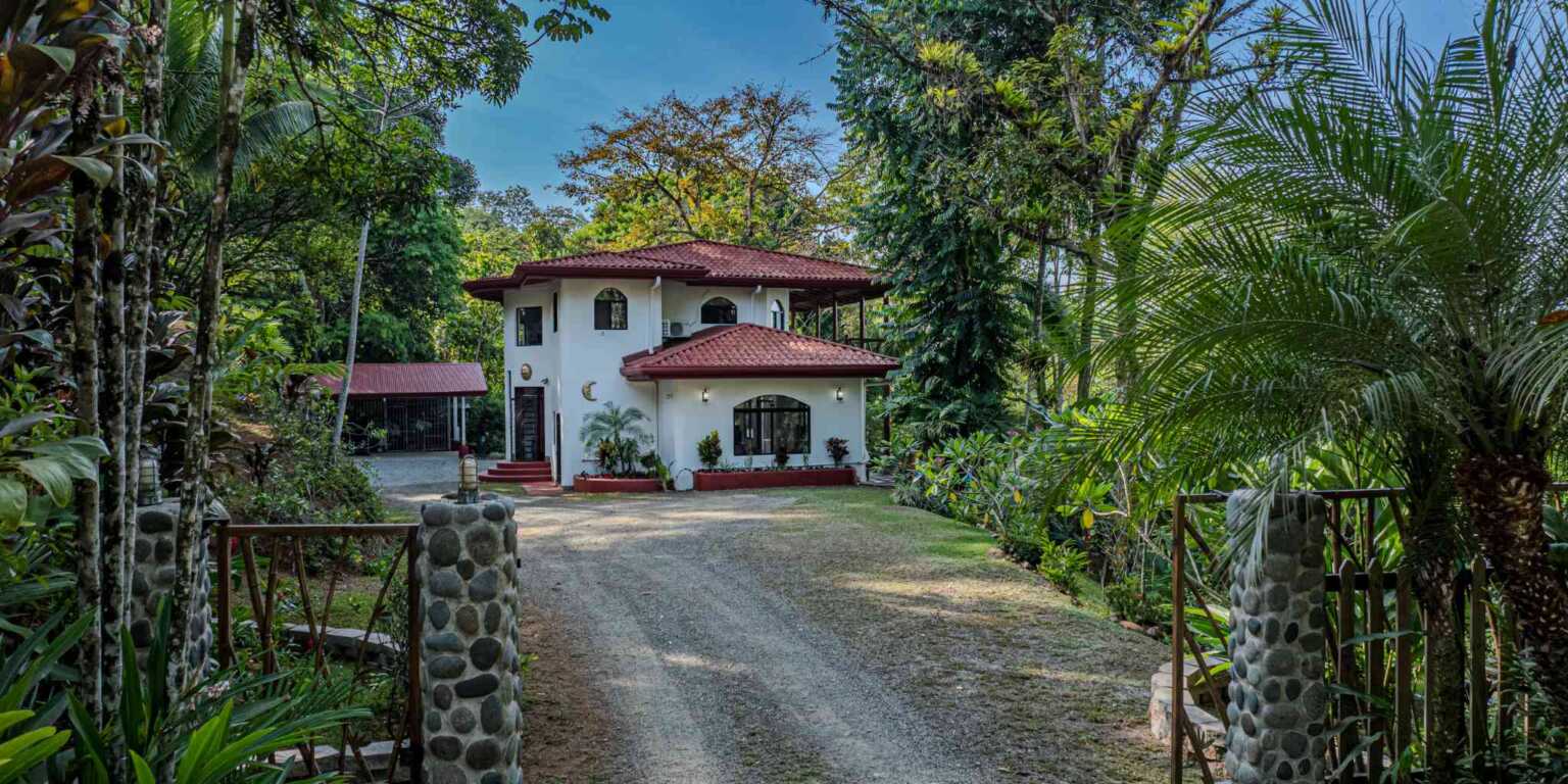Mediterranean-Style 3-Bedroom Home with Pool & 2+ Acres of Land in Uvita Costa Rica