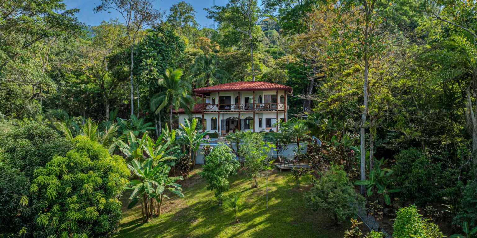 Mediterranean-Style 3-Bedroom Home with Pool & 2+ Acres of Land in Uvita Costa Rica