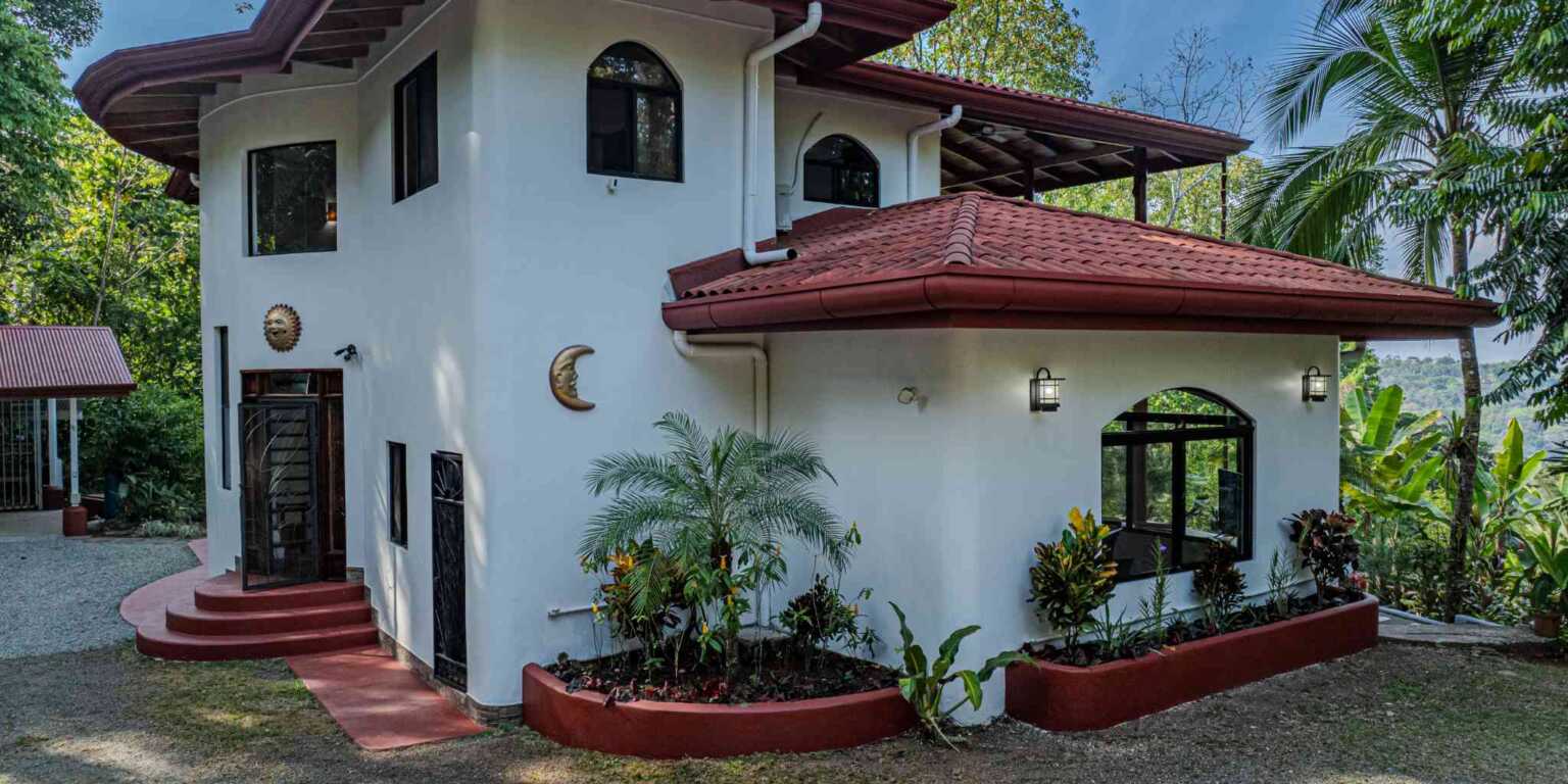 Mediterranean-Style 3-Bedroom Home with Pool & 2+ Acres of Land in Uvita Costa Rica