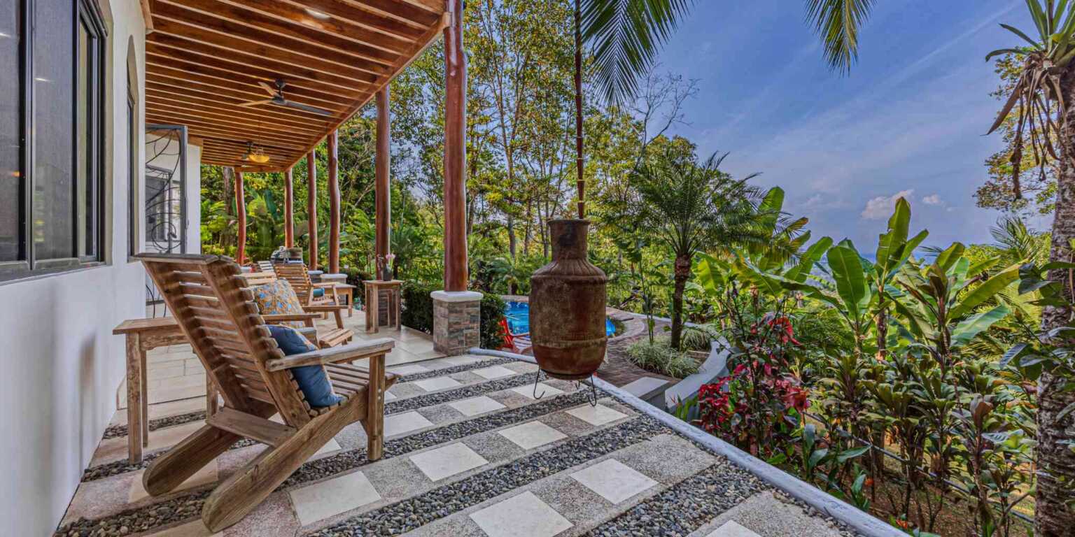 Mediterranean-Style 3-Bedroom Home with Pool & 2+ Acres of Land in Uvita Costa Rica