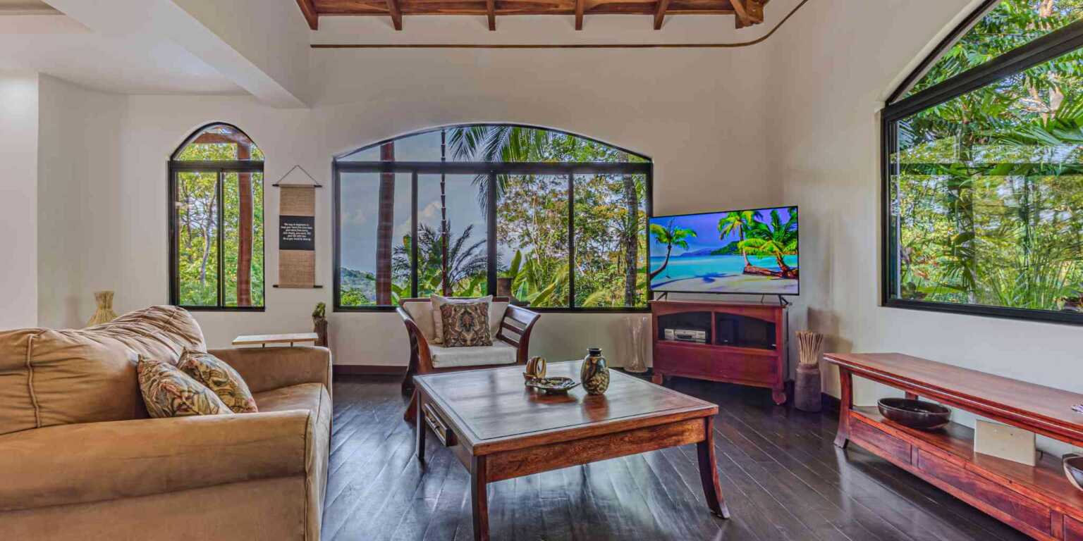 Mediterranean-Style 3-Bedroom Home with Pool & 2+ Acres of Land in Uvita Costa Rica