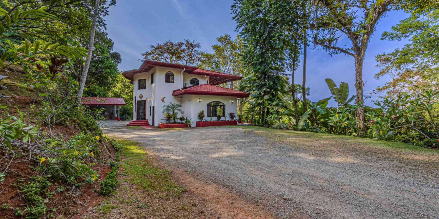 Mediterranean-Style 3-Bedroom Home with Pool & 2+ Acres of Land in Uvita Costa Rica
