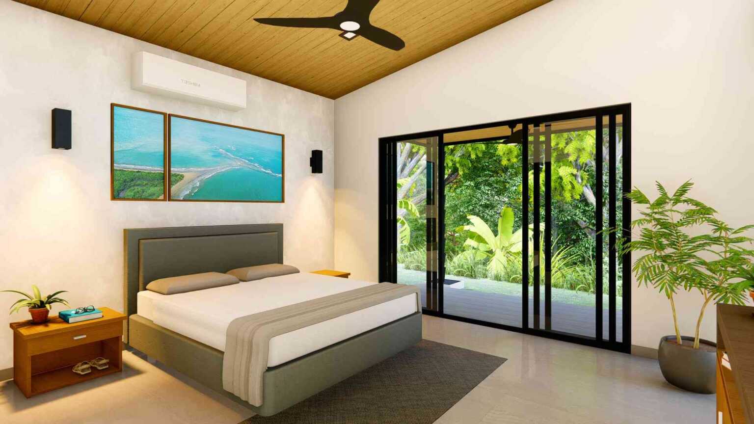 Pre-Construction Creek 3-Bedroom Home with Creek & Pool in Playa Hermosa near Uvita Costa Rica