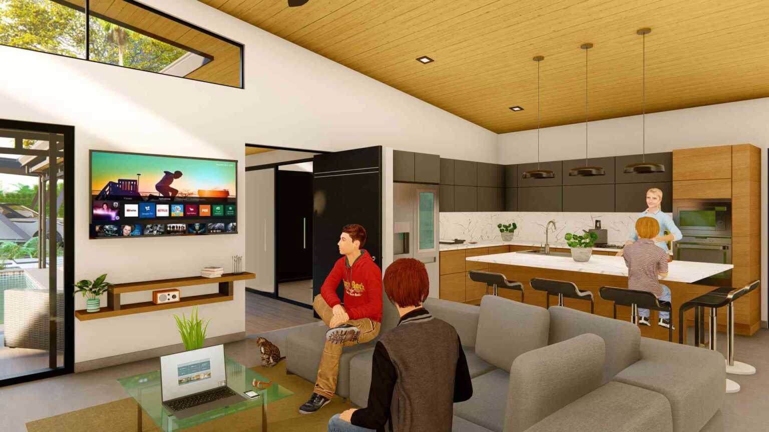 Pre-Construction Creek 3-Bedroom Home with Creek & Pool in Playa Hermosa near Uvita Costa Rica