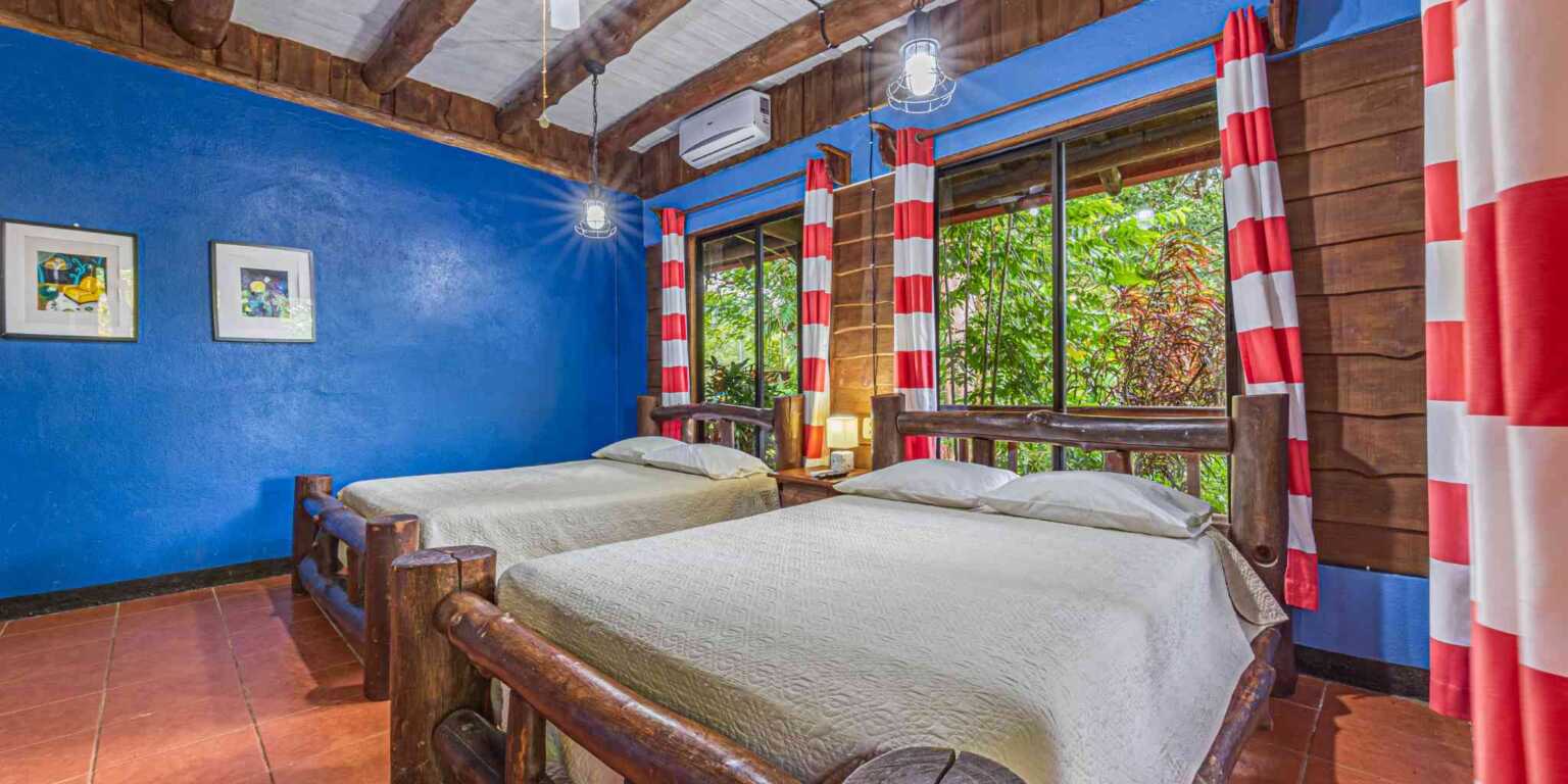 ConeCat-09(2) Rustic Hotel with Restaurant in a Convenient Location near Beaches & Town in Bahia near Uvita Costa Rica