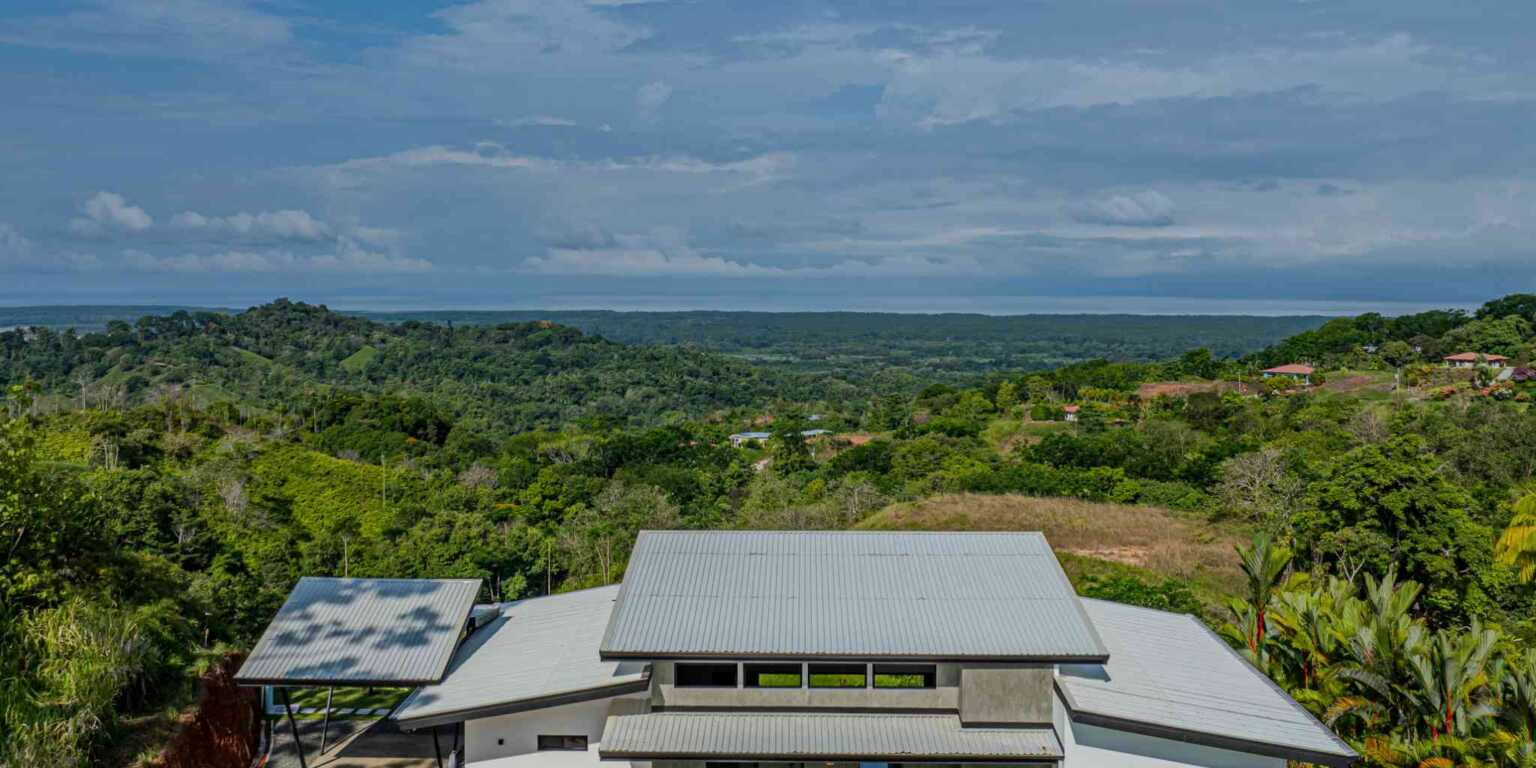 ConeCat-03 New 3-Bedroom Villa with Panoramic Ocean & Mountain Views in Chontales near Ojochal Costa Rica