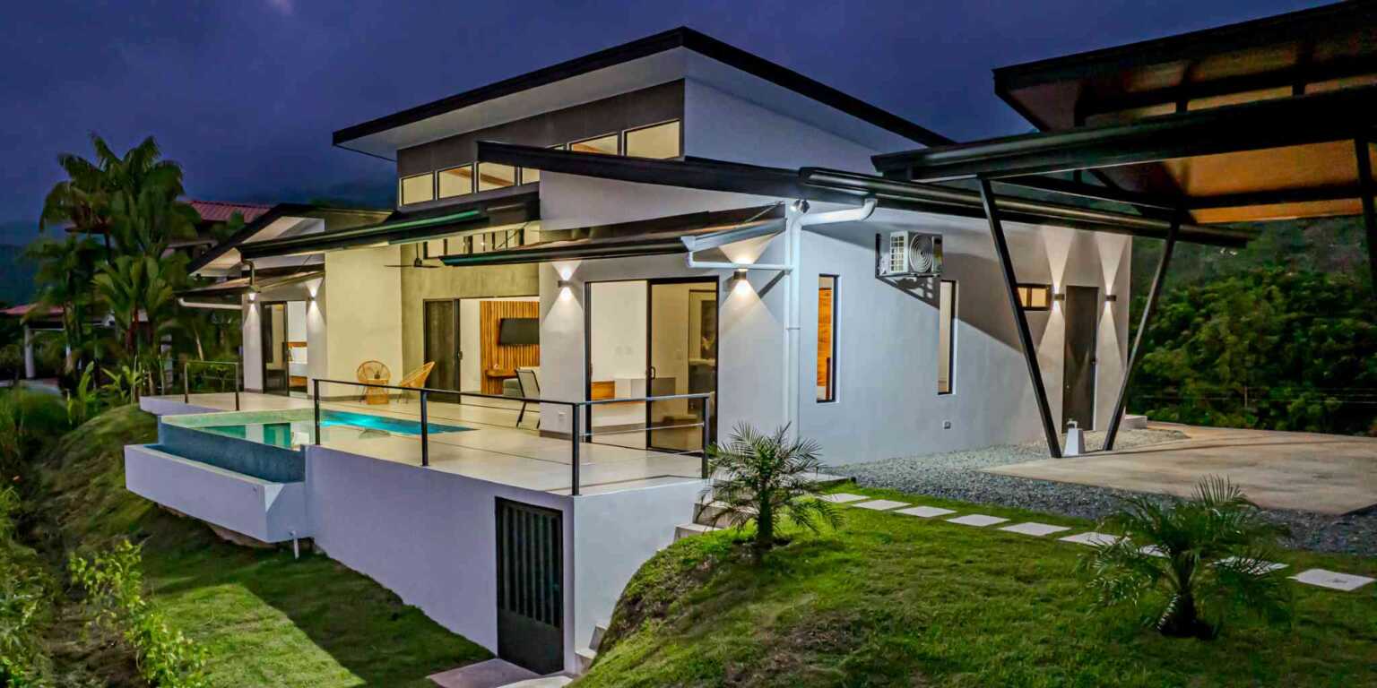 ConeCat-3 New 3-Bedroom Villa with Panoramic Ocean & Mountain Views in Chontales near Ojochal Costa Rica