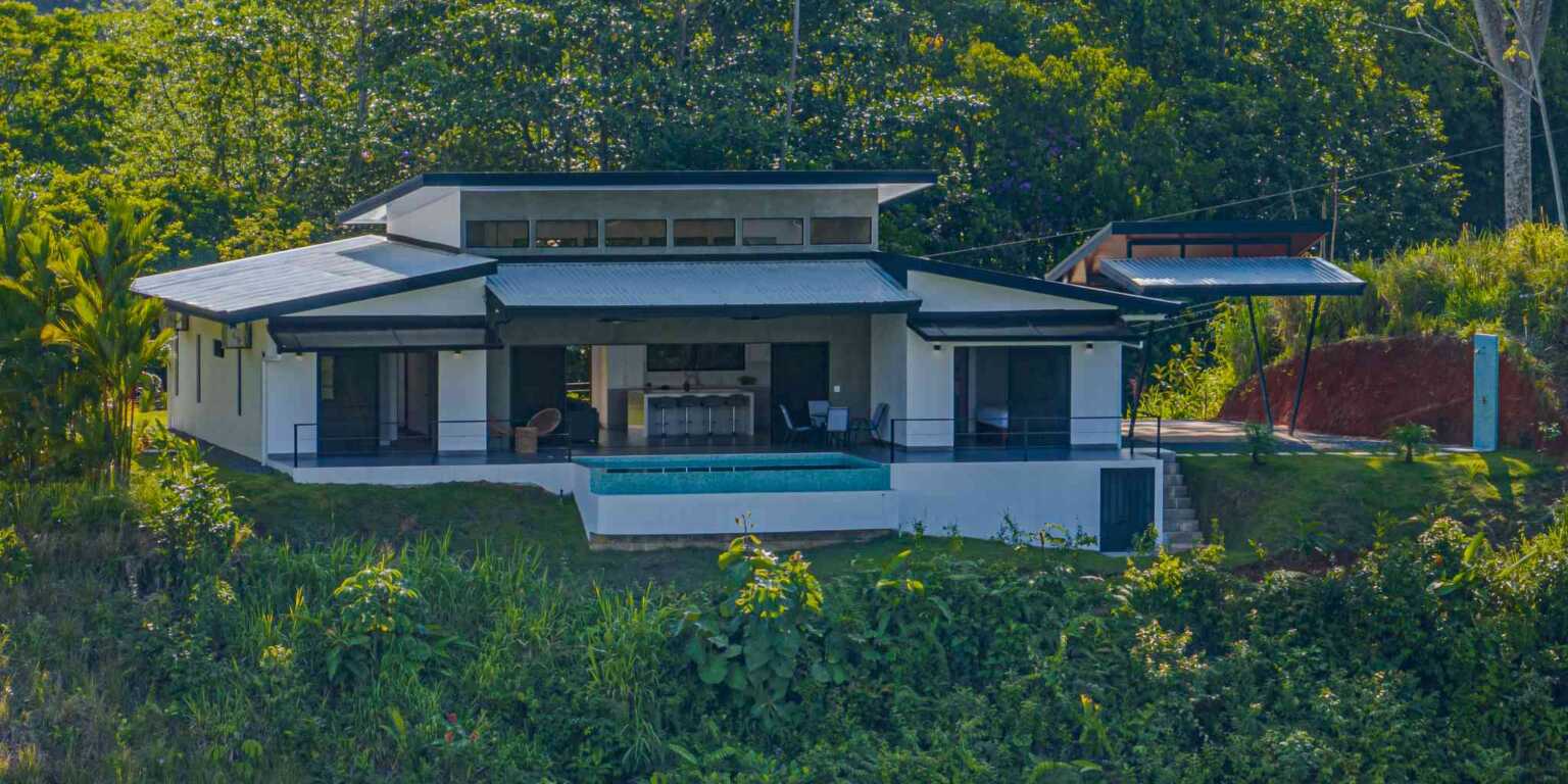 ConeCat-04 New 3-Bedroom Villa with Panoramic Ocean & Mountain Views in Chontales near Ojochal Costa Rica