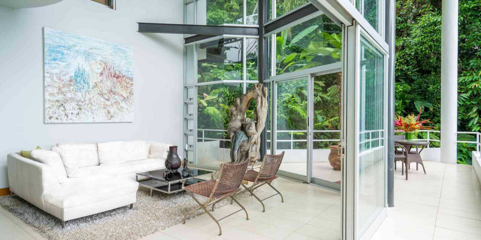 Ocean View Modern House-9 Private, Modern Ocean View 4-Bedroom Home with Modern Style in Portalon near Dominical Costa Rica
