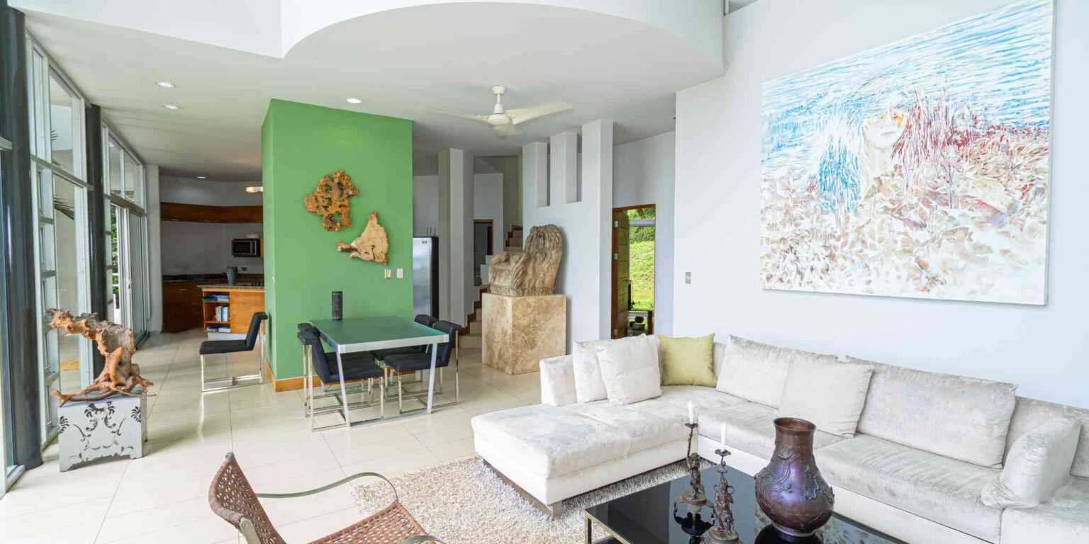 Ocean View Modern House-11 Private, Modern Ocean View 4-Bedroom Home with Modern Style in Portalon near Dominical Costa Rica