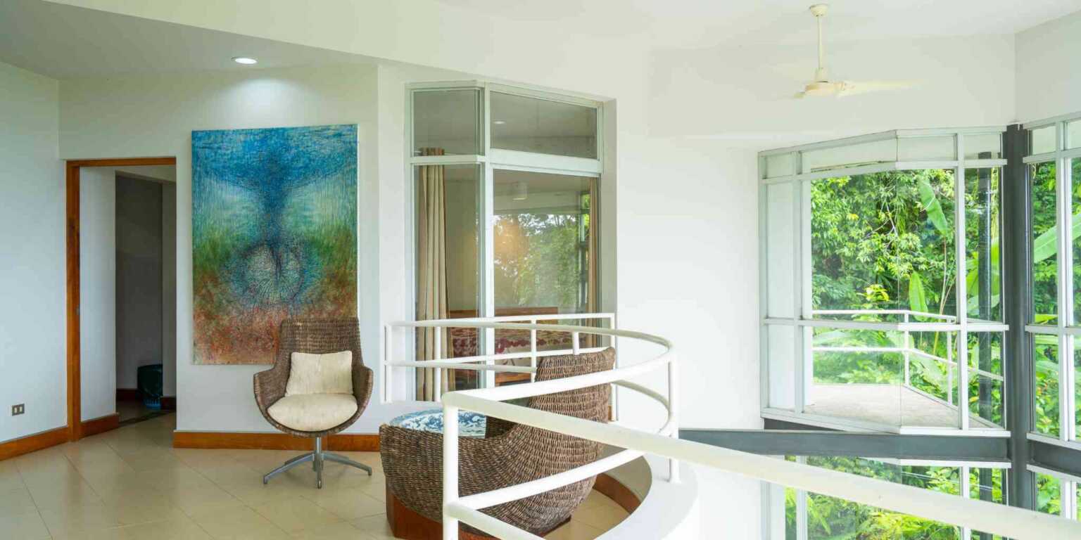 Ocean View Modern House-18 Private, Modern Ocean View 4-Bedroom Home with Modern Style in Portalon near Dominical Costa Rica