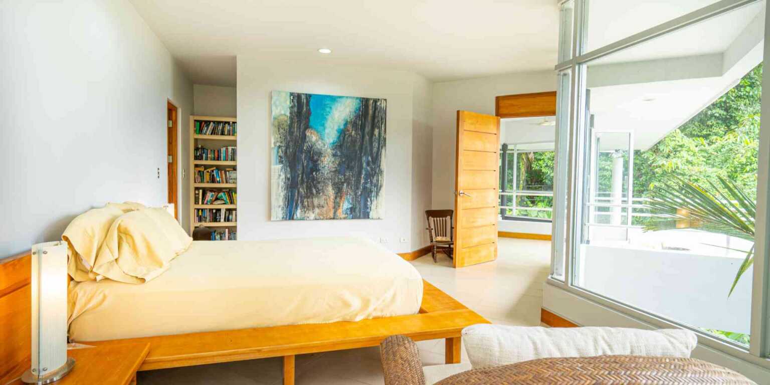 Ocean View Modern House-20 Private, Modern Ocean View 4-Bedroom Home with Modern Style in Portalon near Dominical Costa Rica