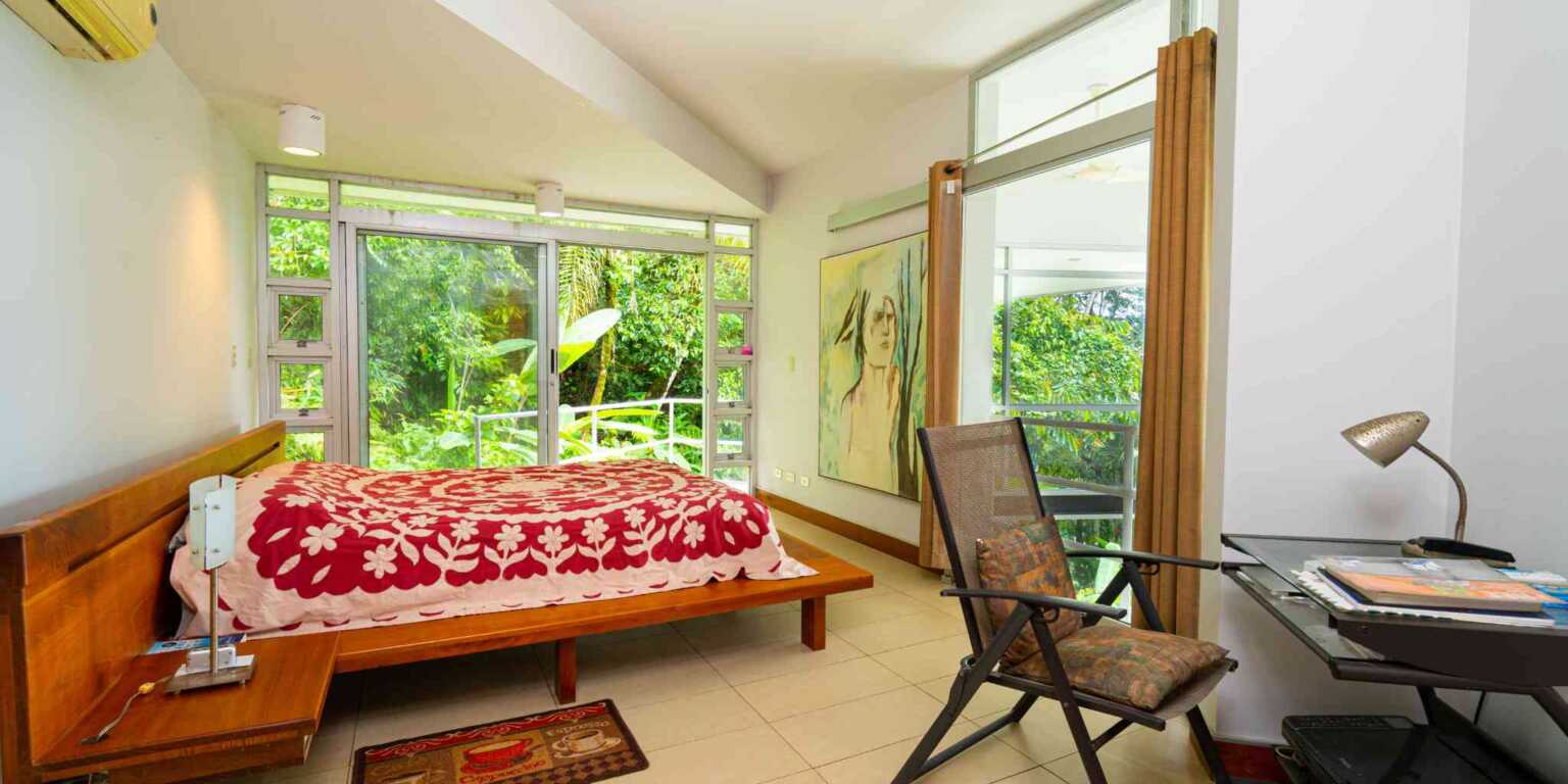Ocean View Modern House-24 Private, Modern Ocean View 4-Bedroom Home with Modern Style in Portalon near Dominical Costa Rica