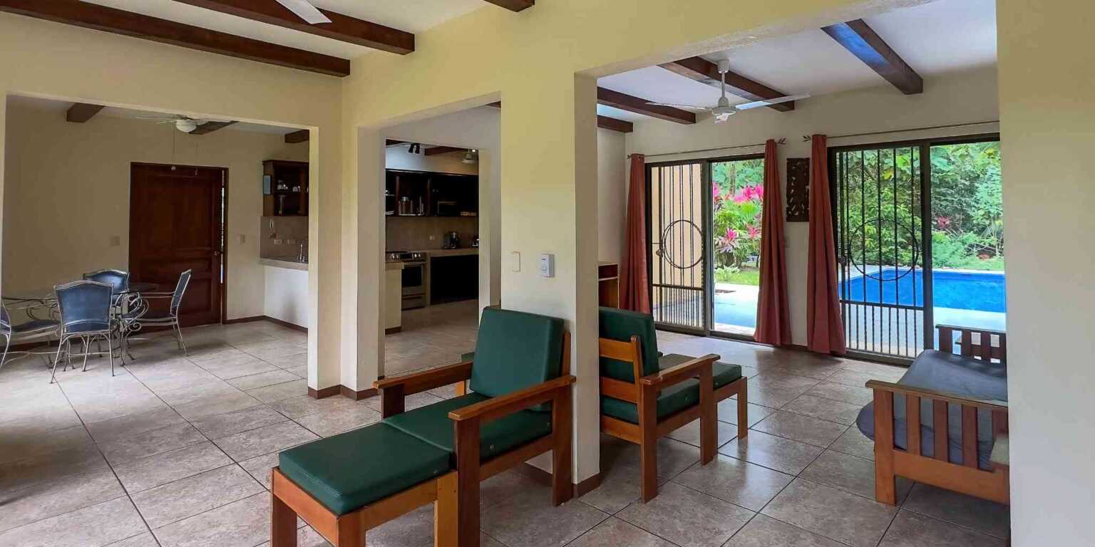 Ojochal-13 Jungle Home Totally Private 3-Bedroom Home in Easy Access Location in Ojochal Costa Rica
